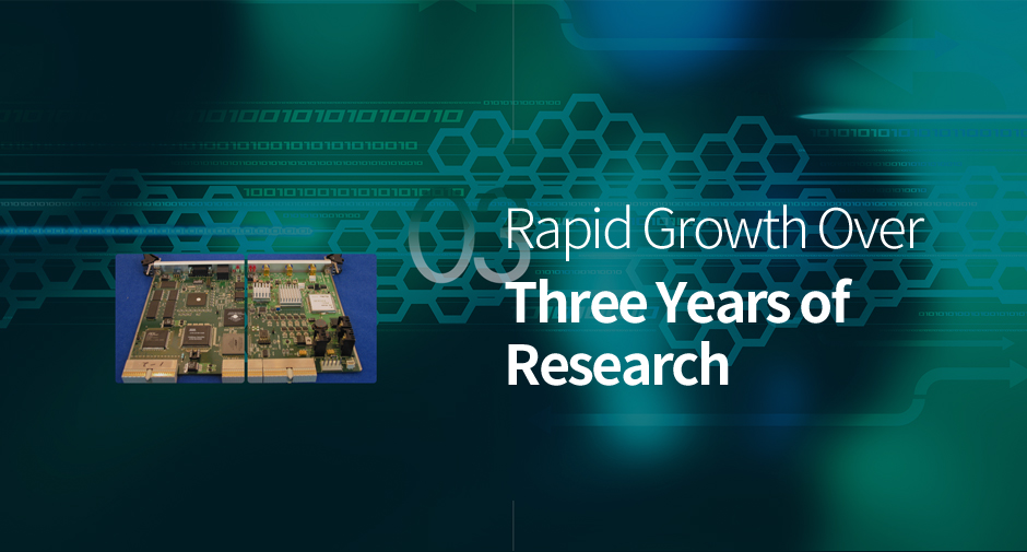 Rapid Growth Over Three Years of Research